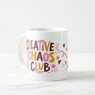 Tasse de typographie expressive du Creative Chaos
