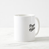 Tasse de typographie Motivation (Devant droit)