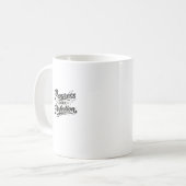 Tasse de typographie Motivation (Devant gauche)