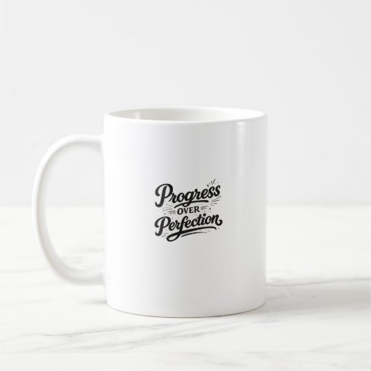Tasse de typographie Motivation (Gauche)