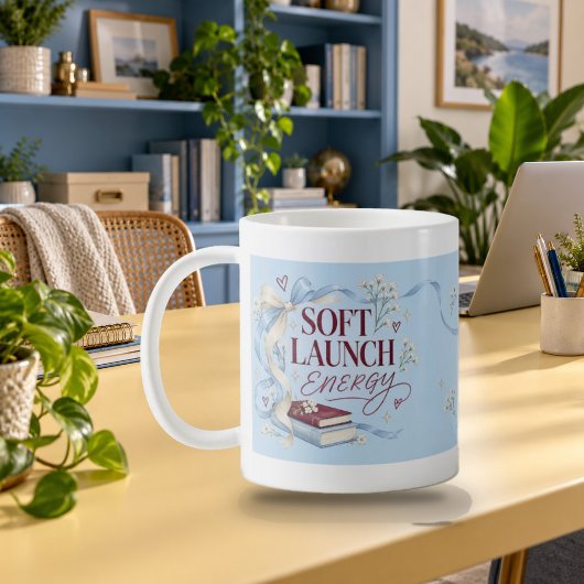 Tasse de typographie Serif Script Soft Launch Ener