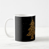 Tasse de vacances chic arbre léopard (Gauche)