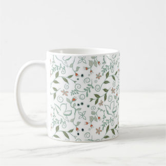 Tasse de vacances Dans le jardin en rouge et vert