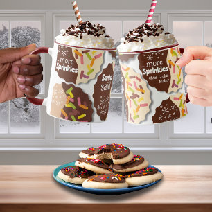 Tasse de vacances de biscuits personnalisables ave