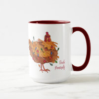 Tasse de vacances de poulet de la plate-forme