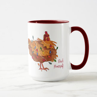 Tasse de vacances de poulet de la plate-forme