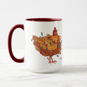 Tasse de vacances de poulet de la plate-forme (Gauche)