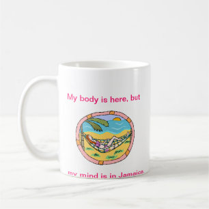 Tasse de vacances de travail