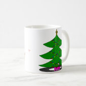 Tasse de vacances Jingle Claws Chat & Arbre de Noë (Devant droit)