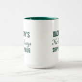 Tasse de vacances - texte personnalisable (Centre)