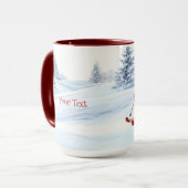 Tasse de vacances Trois Canards de Ski (Devant gauche)