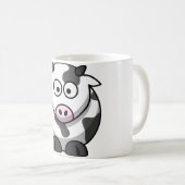Tasse de vache à bande dessinée (Devant droit)