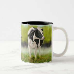 Tasse de vache du Holstein