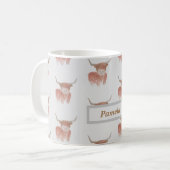 tasse de vache grise personnalisée (Devant gauche)