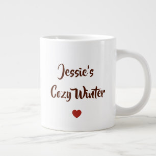 Tasse de vache highland personnalisée pour l'hiver