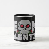 Tasse de Valentine de crâne (Centre)