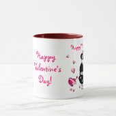 Tasse de Valentine de PANDA de BONBON (Centre)