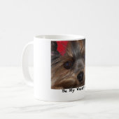 Tasse de Valentine Yorkie (Devant gauche)