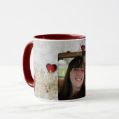 Tasse de Valentines de photo (Devant gauche)