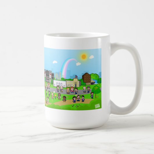Tasse de vallée de pixel (Droite)