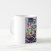 Tasse de vase à chat de Mau d'Egyptien (Devant gauche)