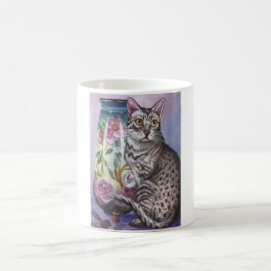 Tasse de vase à chat de Mau d'Egyptien