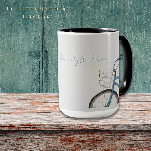 Tasse de vélo cruiser de la côte de Rhode Island