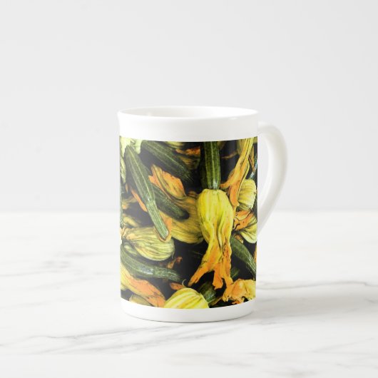 Tasse de Venise à la maison - fleurs de courgette (Devant droit)