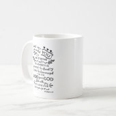 Tasse de vers de bible (Devant gauche)