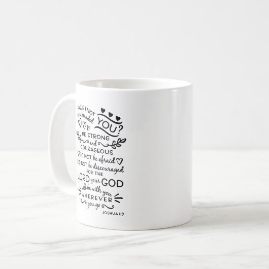 Tasse de vers de bible (Devant gauche)