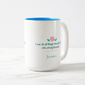 Tasse de vers de bible (Devant droit)