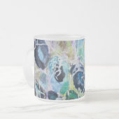 Tasse de vert bleu de la vie d'océan (Devant gauche)