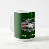 Tasse de vétéran de combat de CABINE de ruban de (Devant gauche)