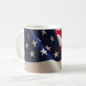 Tasse de "VIEILLE GLOIRE" de DRAPEAU   des USA (Devant gauche)