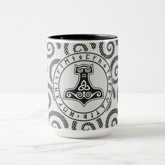 Tasse de Viking de marteau de Thor (Centre)