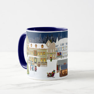 tasse de village de Noël