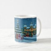 tasse de ville de Noël de base (Devant droit)
