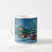 tasse de ville de Noël de base (Devant gauche)