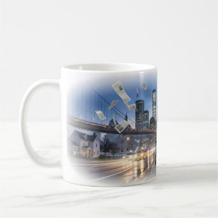 Tasse de ville en mouvement Drama de la ligne d'ho