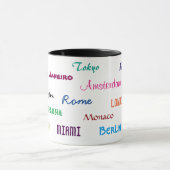 Tasse de villes du monde (Centre)