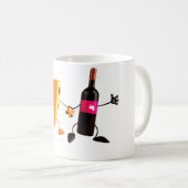 Tasse de vin et de fromage (Devant droit)