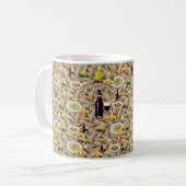 Tasse de vin rouge aux pâtes (Devant gauche)