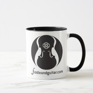 Tasse de violon et de guitare