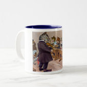 Tasse de violoniste de chat (Devant gauche)