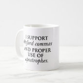Tasse de virgule et d'apostrophes d'Oxford (Devant gauche)