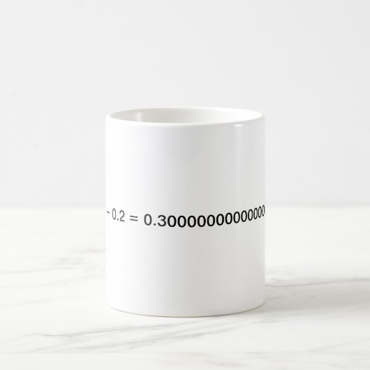 Tasse de virgule flottante (Centre)