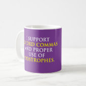 Tasse de virgules et d'apostrophes d'Oxford (Devant gauche)