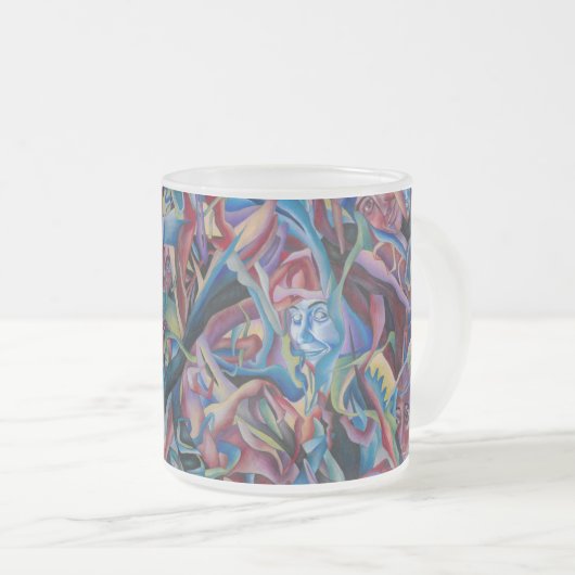 Tasse de visage de joker (Devant droit)