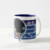 Tasse de visage de lune de Knotwork (Devant droit)