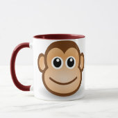 Tasse de visage de singe (Gauche)